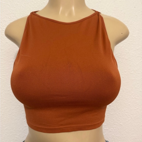 Free People Rust Crop Top - Picture 5 of 8
